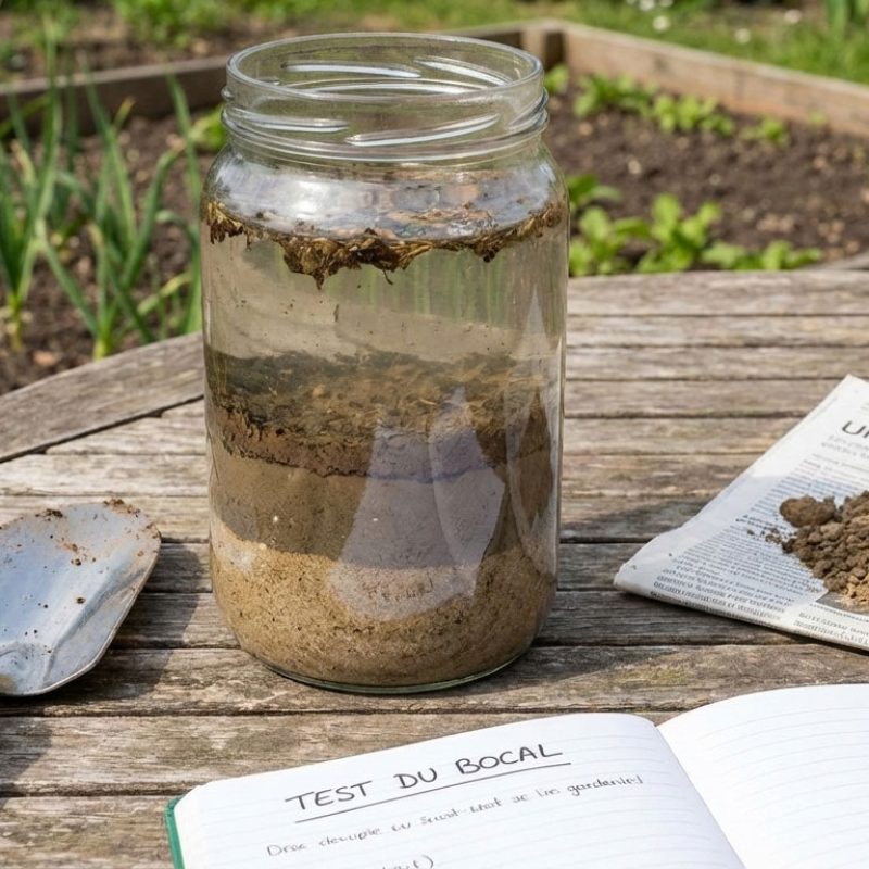 Apprendre à connaître sa terre (L'astuce du bocal)​